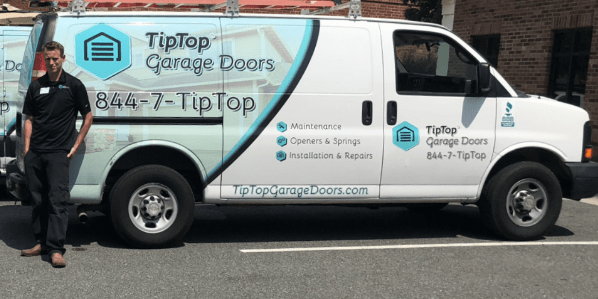 Tip Top Garage Doors - Garage Door Van