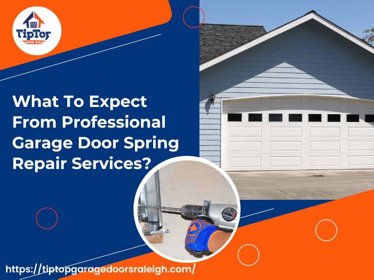 Tip Top Garage Doors Repair Raleigh -  Professional Garage Door Spring Repair Services in Raleigh